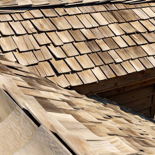 wood roofing